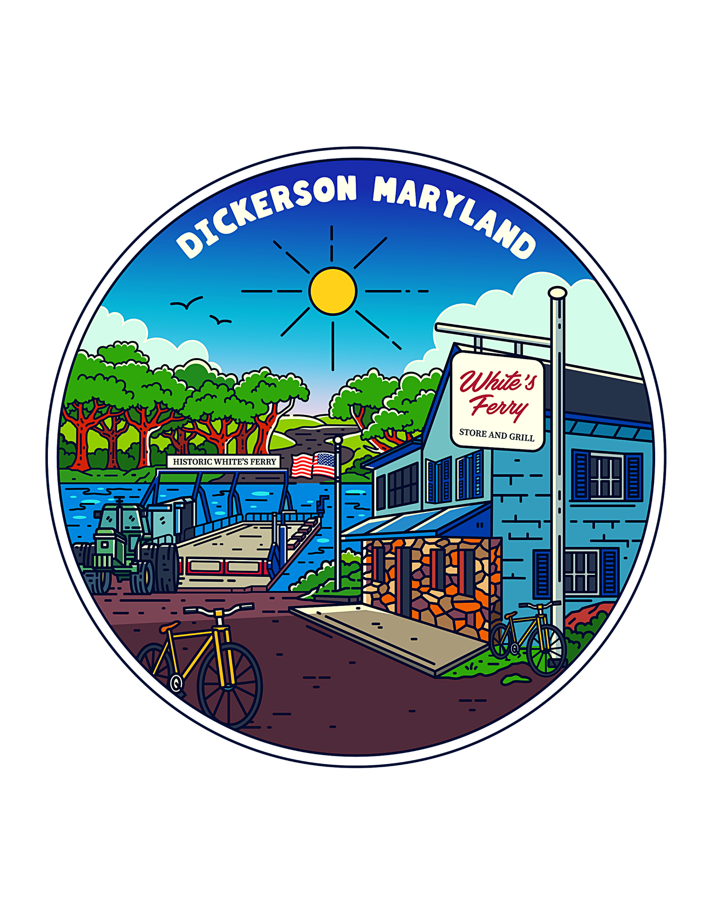 Dickerson Maryland Sticker