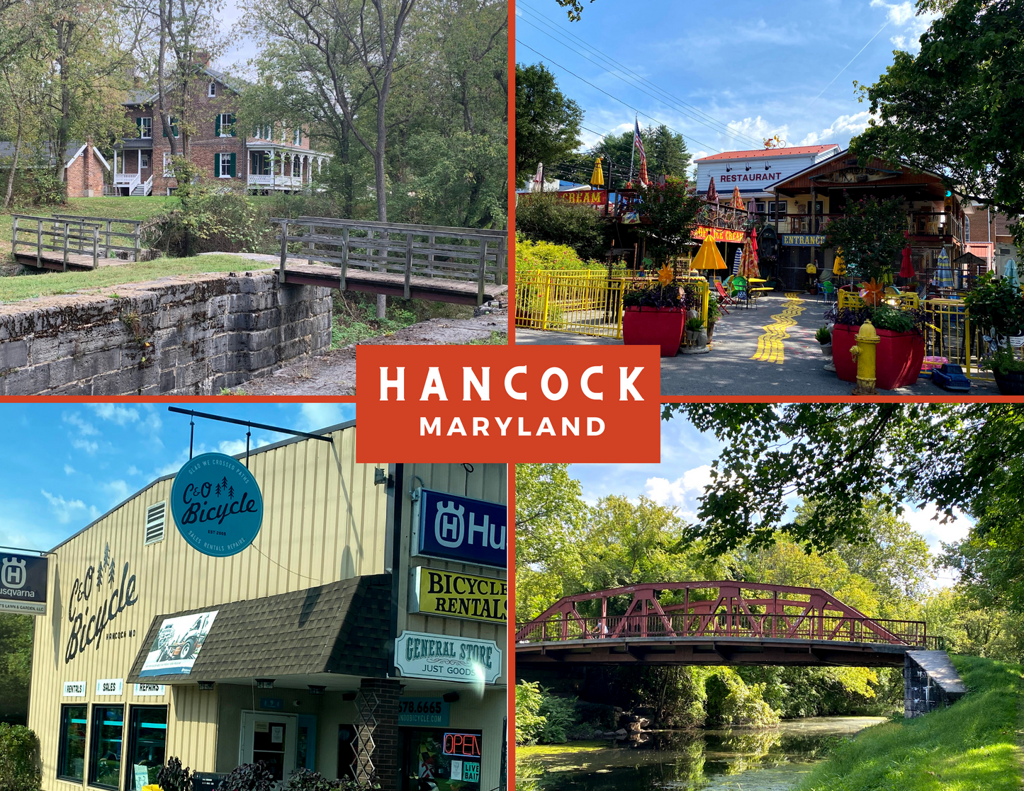 C&O Canal Hancock Postcard