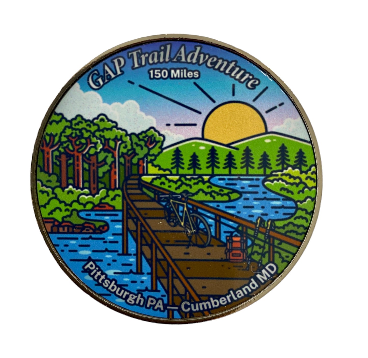 GAP Trail Adventure Refrigerator Magnet