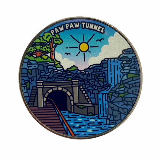 Paw Paw Tunnel Refrigerator Magnet