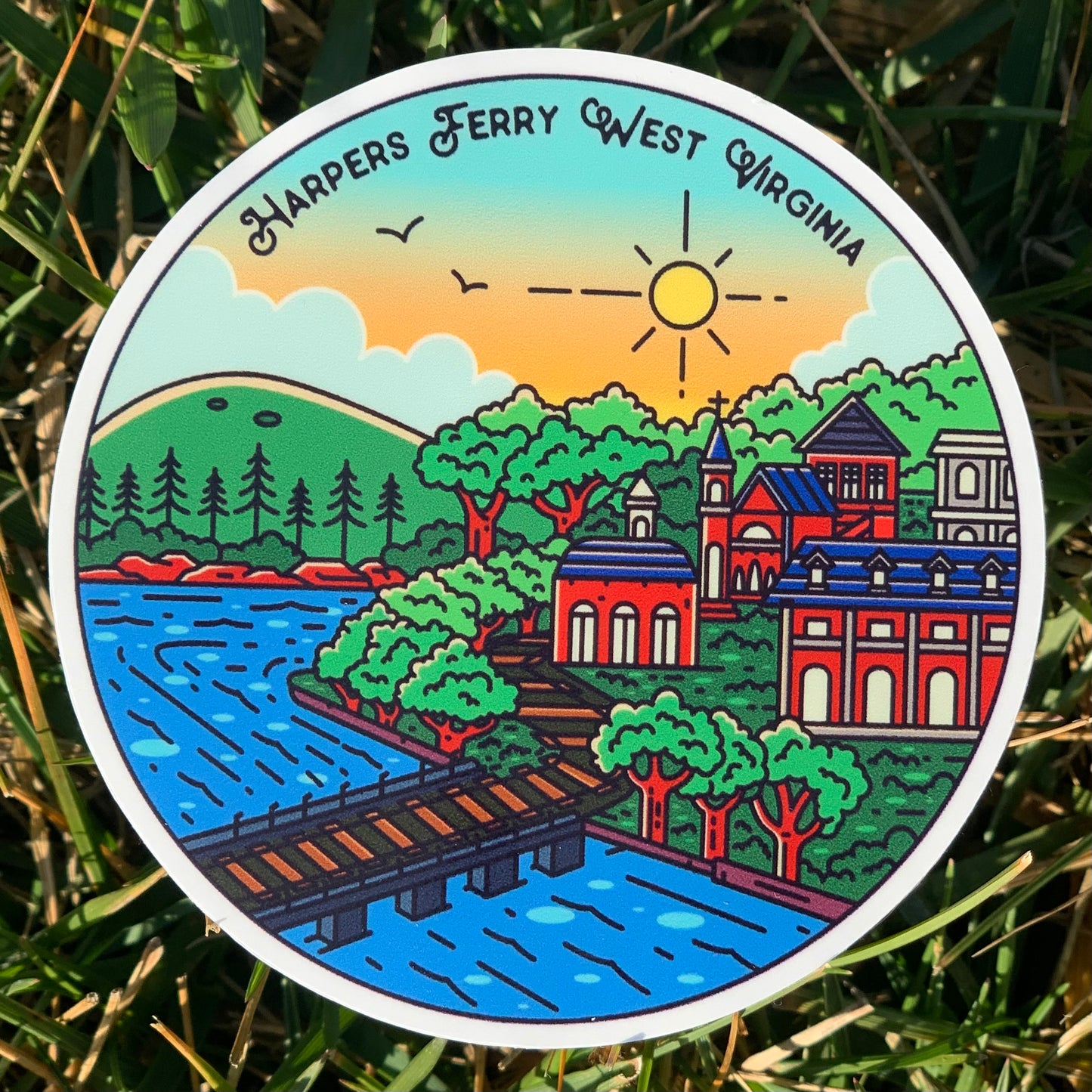 Harpers Ferry West Virginia Sticker