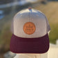 C&O Canal Trucker Hat Maroon and grey