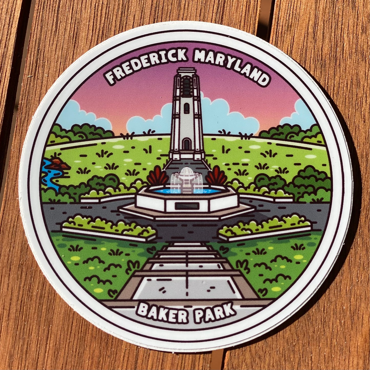 Frederick Baker Park Sticker